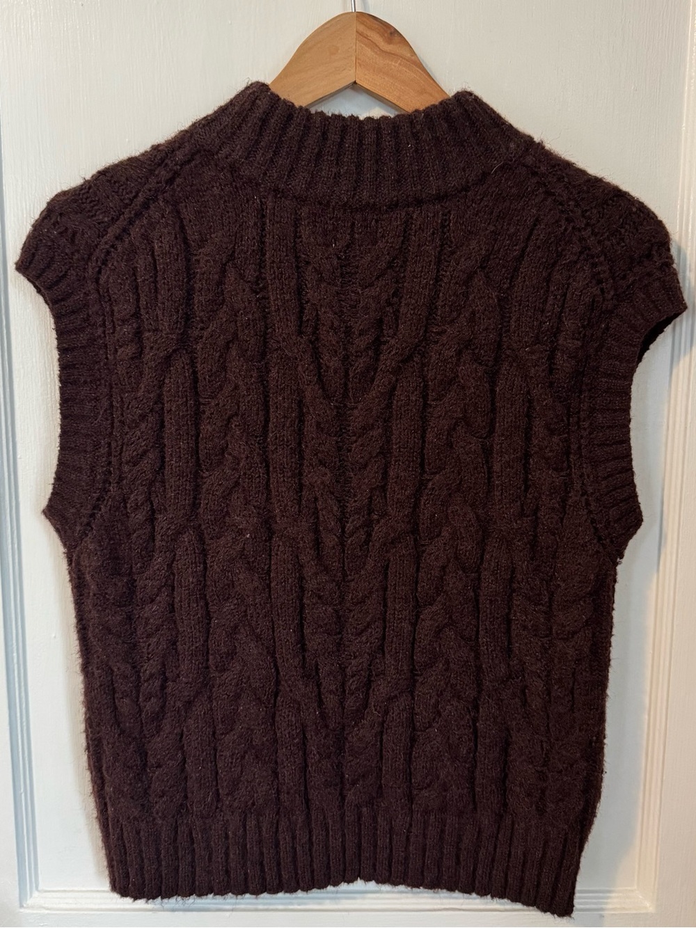 A New Day Brown Sweater Vest - Picture 2 of 4